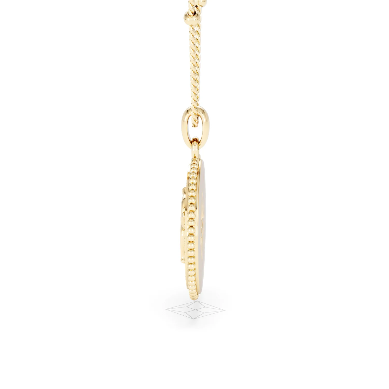Zodiac Sagittarius Necklace Medallion Lab Grown 0.02ct in 18K Gold Vermeil - Image 68