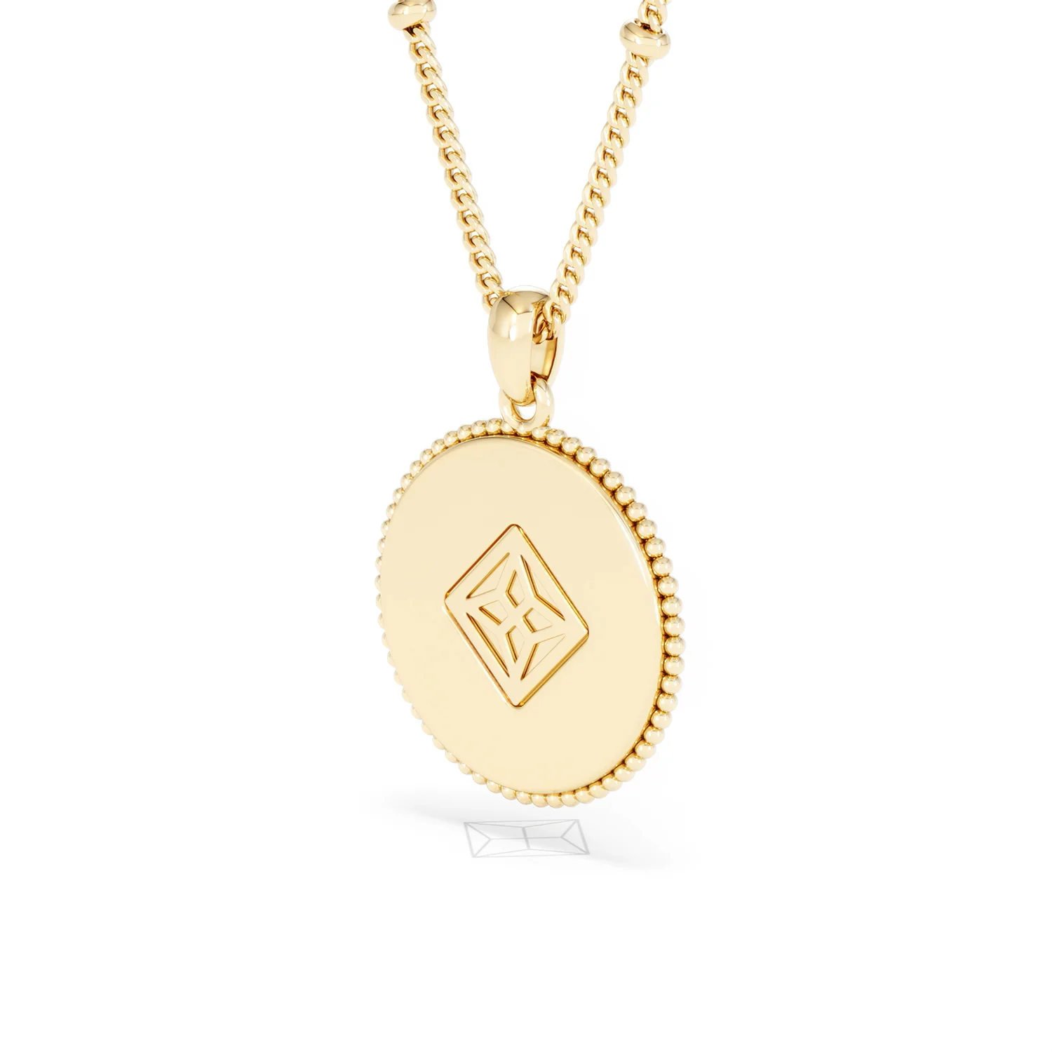 Zodiac Scorpio Necklace Medallion Lab Grown 0.02ct in 18K Gold Vermeil - Image 41