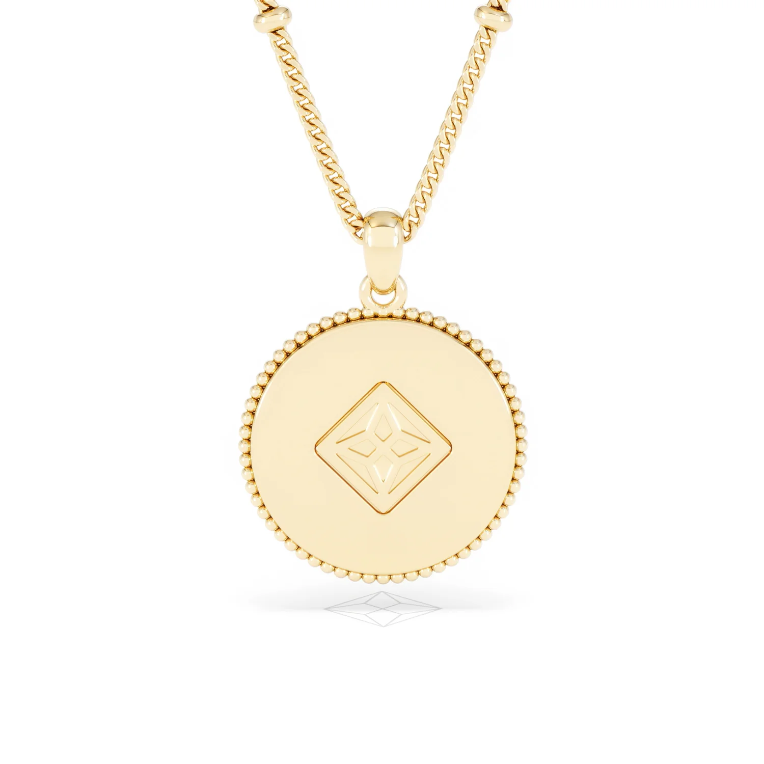 Zodiac Scorpio Necklace Medallion Lab Grown 0.02ct in 18K Gold Vermeil - Image 50