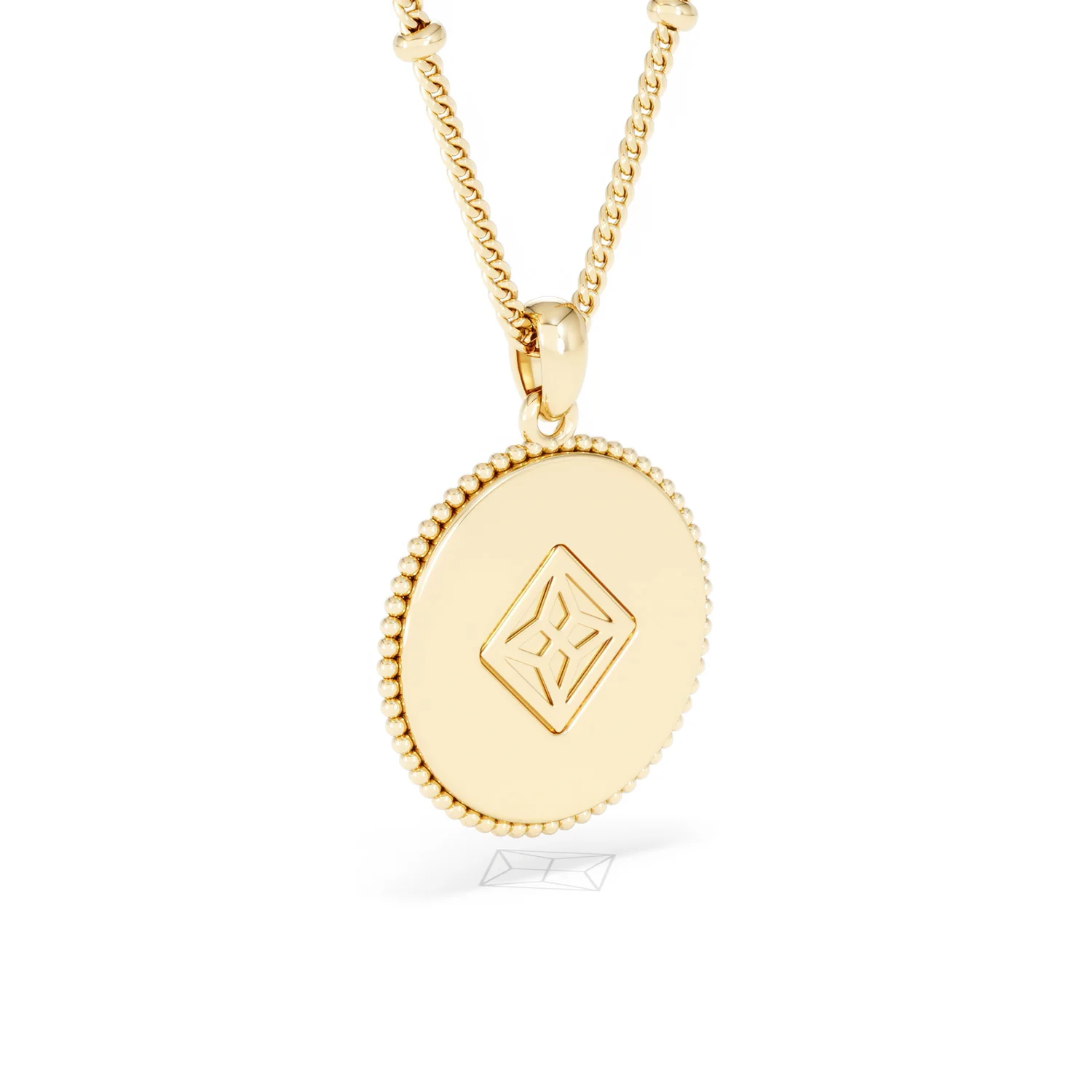 Zodiac Scorpio Necklace Medallion Lab Grown 0.02ct in 18K Gold Vermeil - Image 58