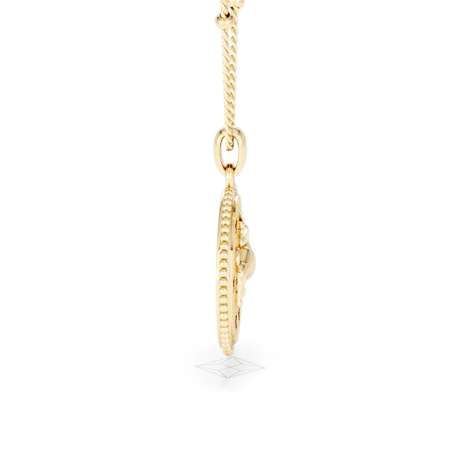 Zodiac Taurus Necklace Medallion Lab Grown 0.02ct in 18K Gold Vermeil - Image 28