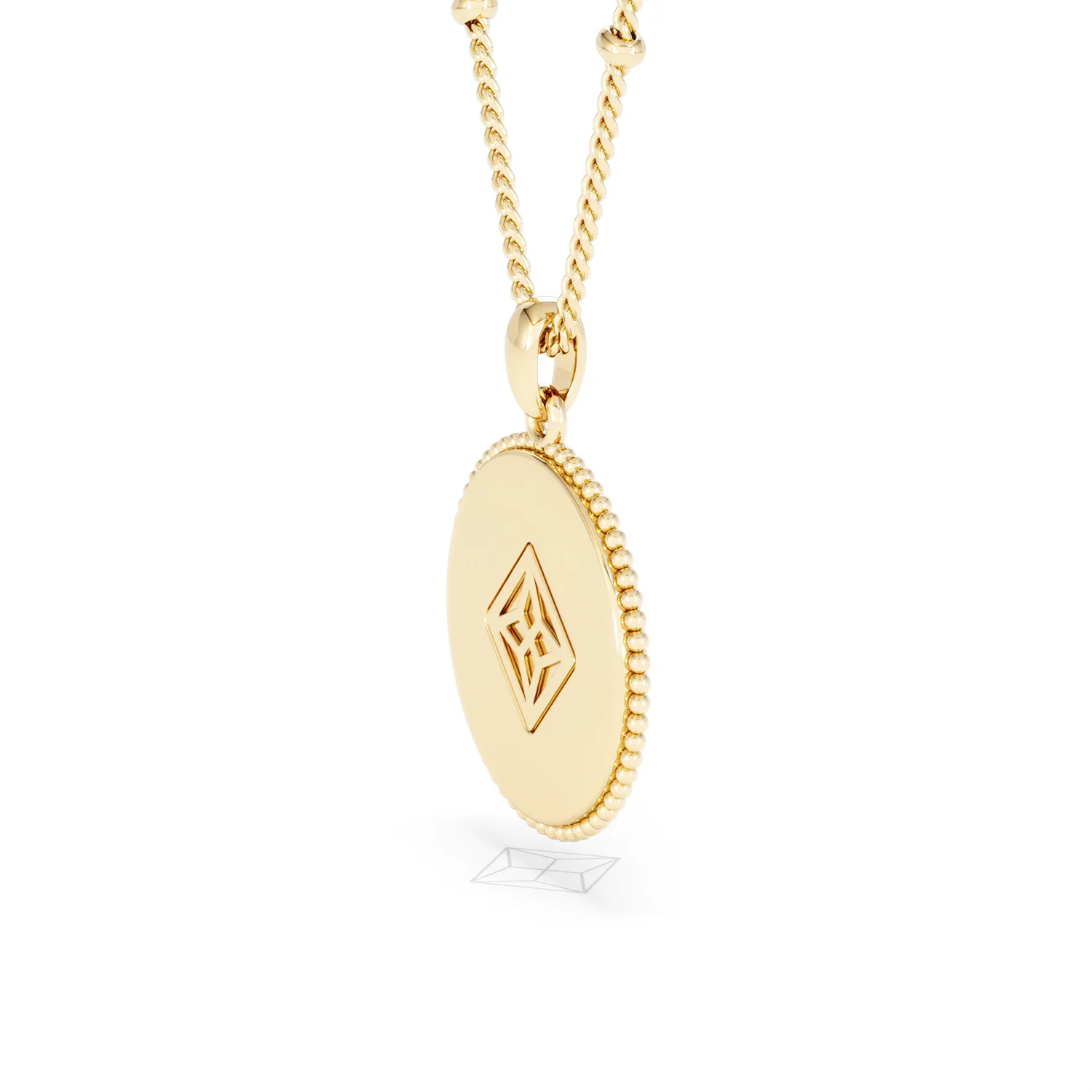 Zodiac Taurus Necklace Medallion Lab Grown 0.02ct in 18K Gold Vermeil - Image 35