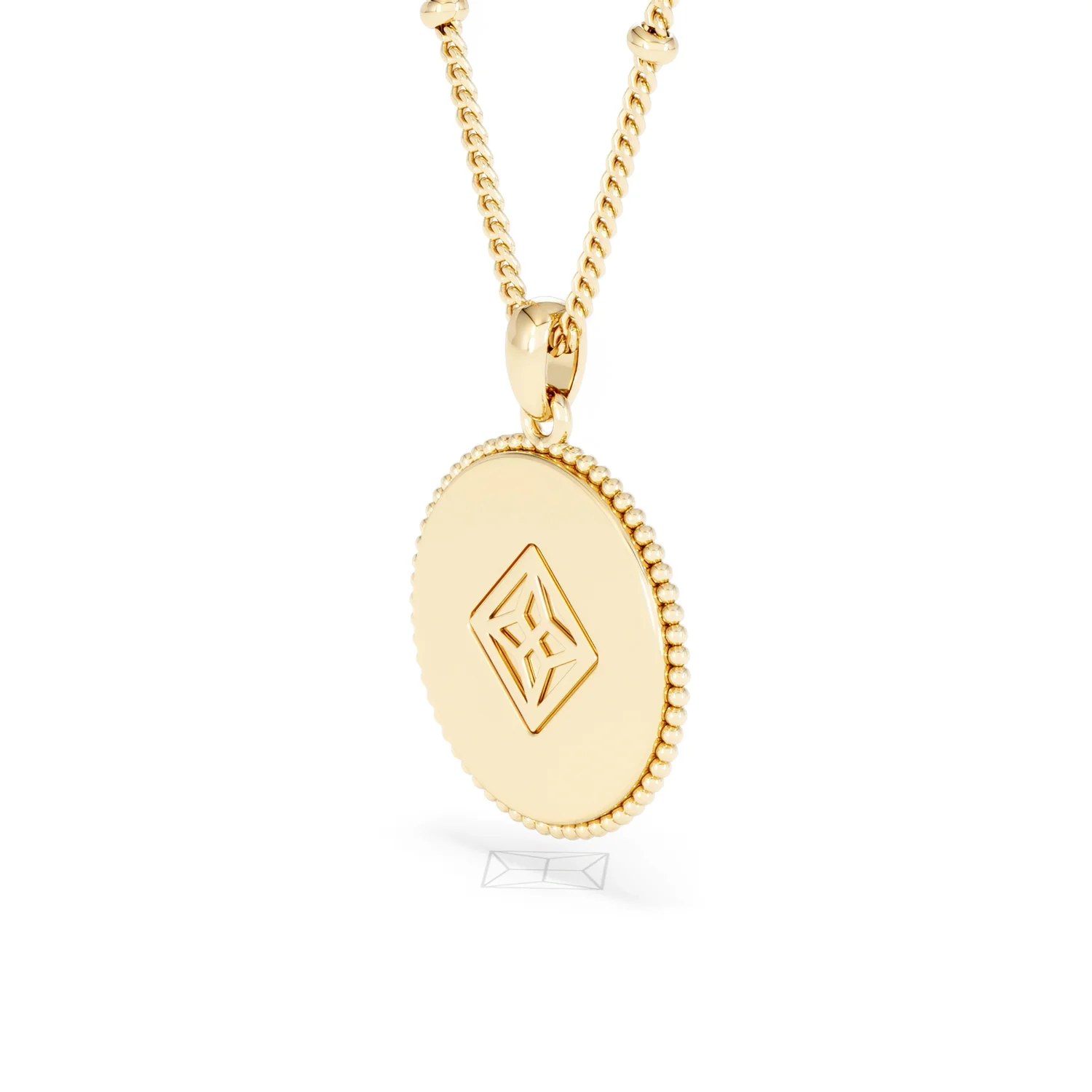 Zodiac Taurus Necklace Medallion Lab Grown 0.02ct in 18K Gold Vermeil - Image 38