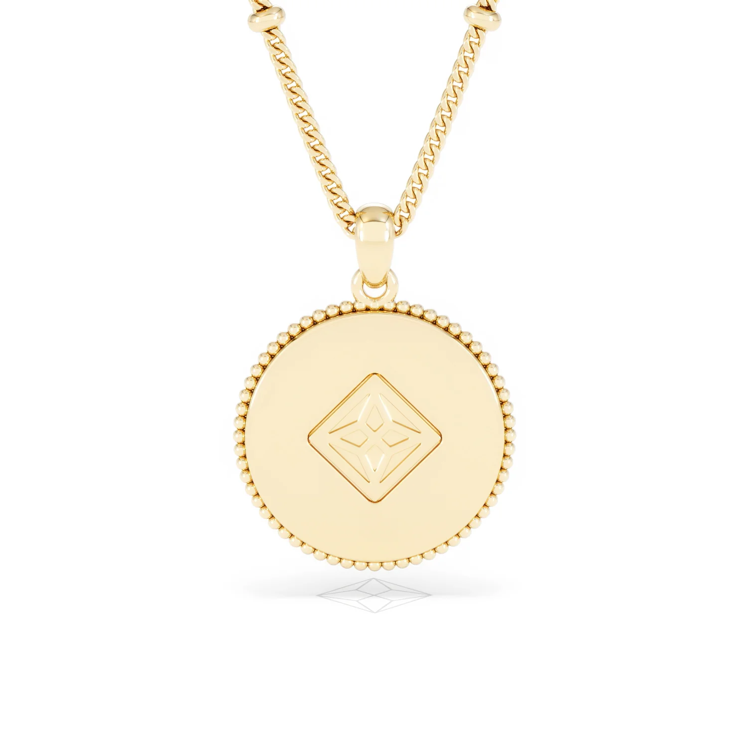 Zodiac Taurus Necklace Medallion Lab Grown 0.02ct in 18K Gold Vermeil - Image 49