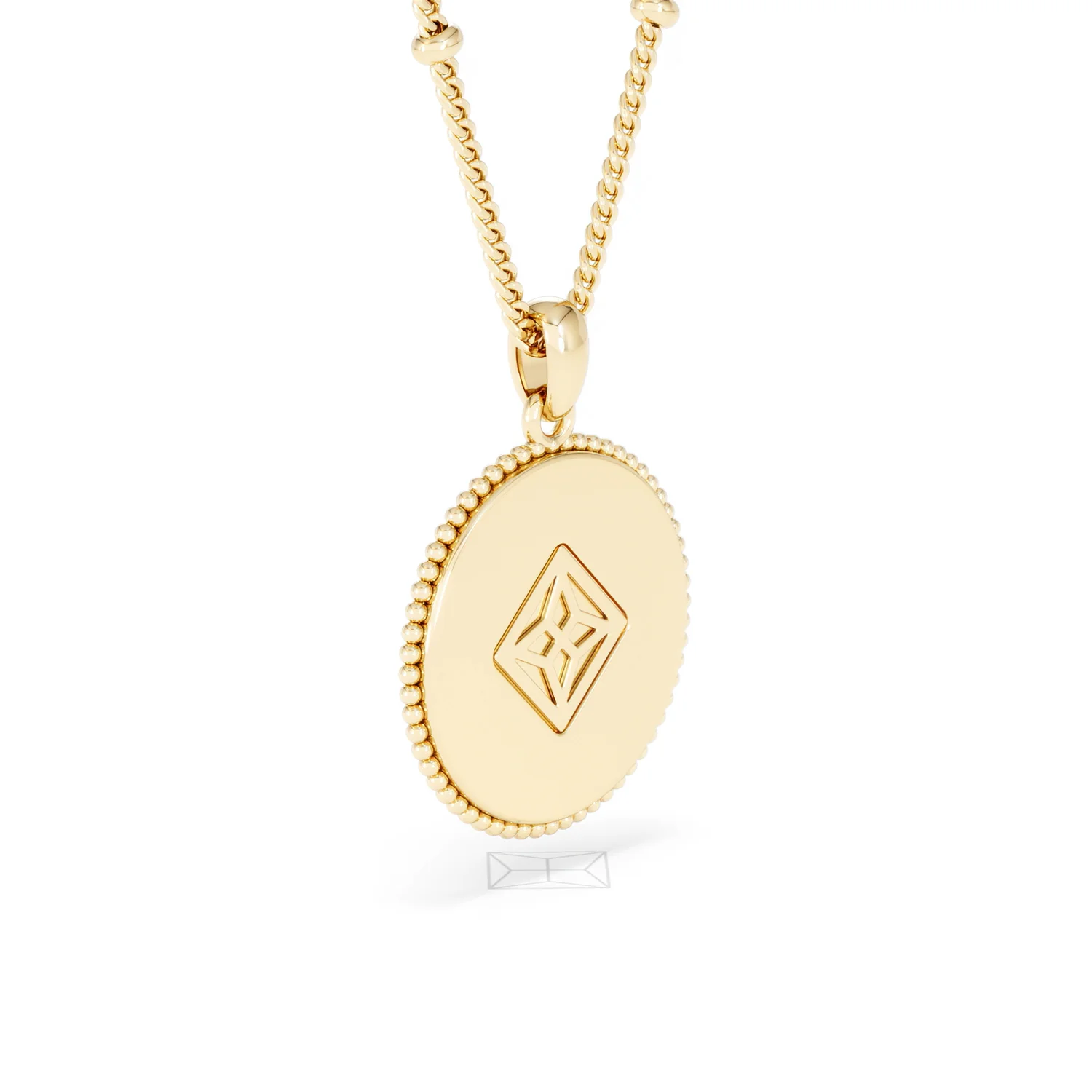 Zodiac Taurus Necklace Medallion Lab Grown 0.02ct in 18K Gold Vermeil - Image 59