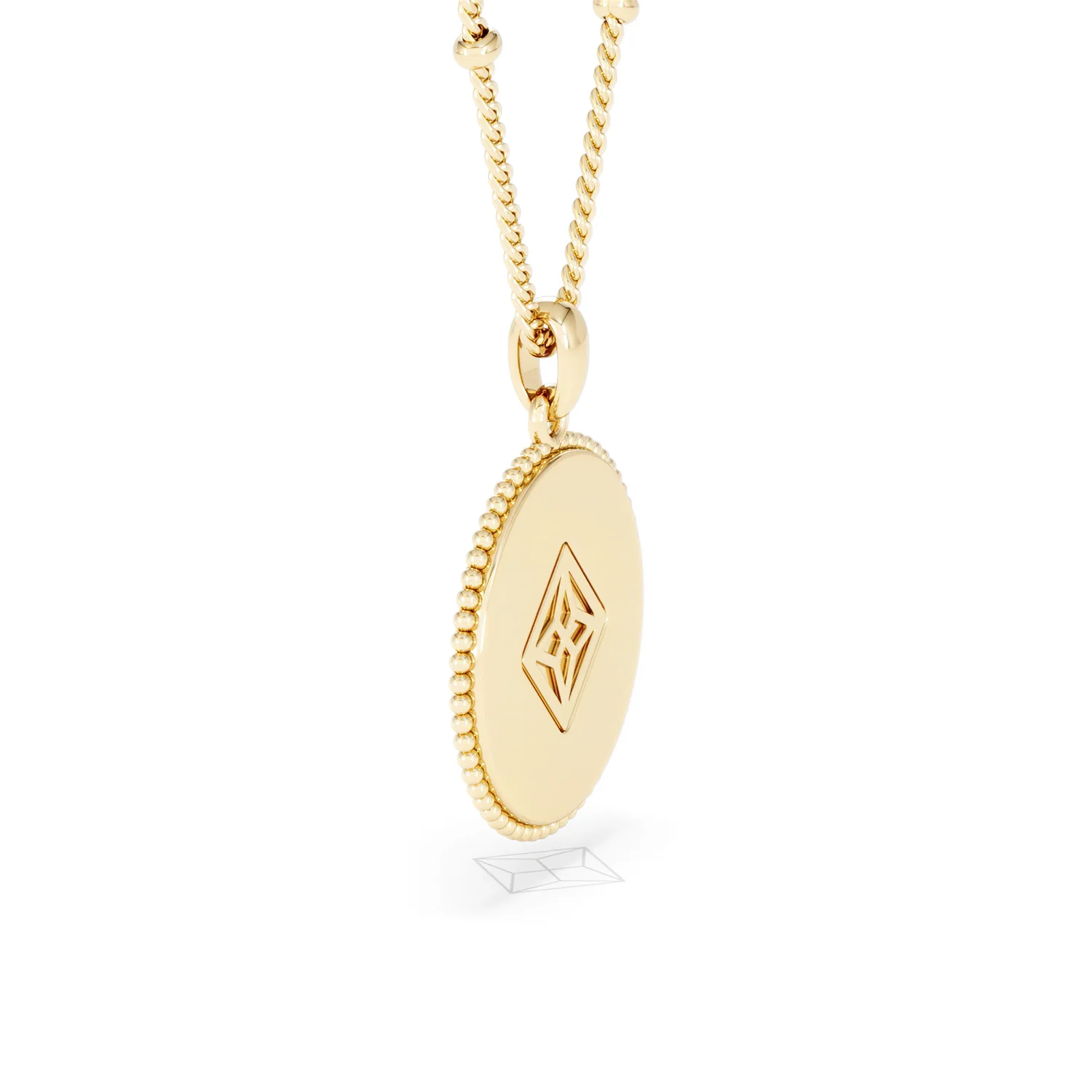 Zodiac Taurus Necklace Medallion Lab Grown 0.02ct in 18K Gold Vermeil - Image 63