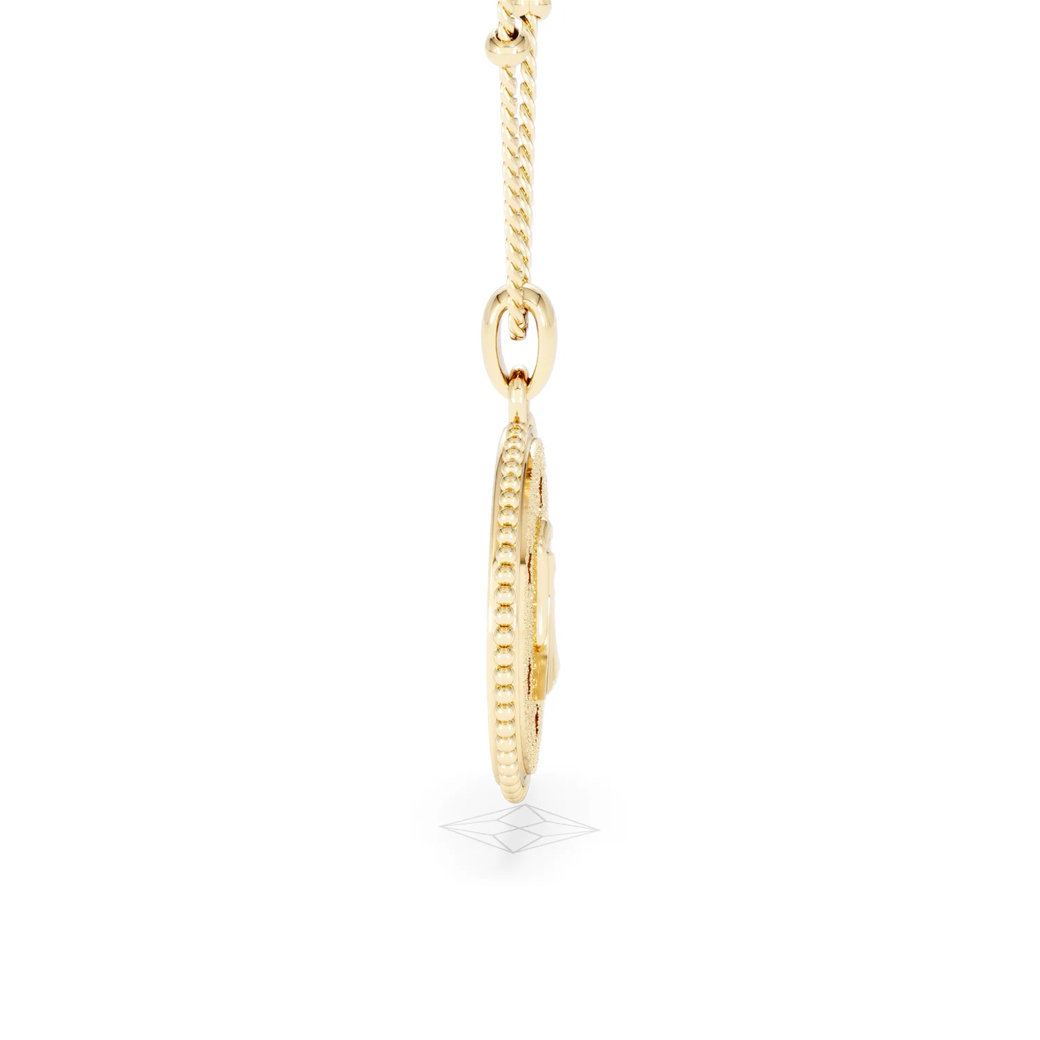Zodiac Virgo Necklace Medallion Lab Grown 0.02ct in 18K Gold Vermeil - Image 28