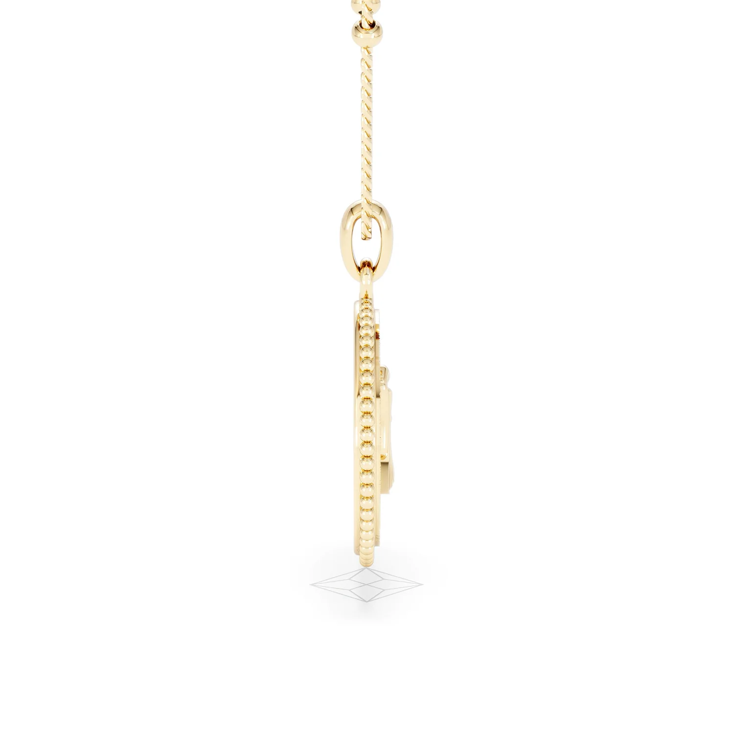 Zodiac Virgo Necklace Medallion Lab Grown 0.02ct in 18K Gold Vermeil - Image 29