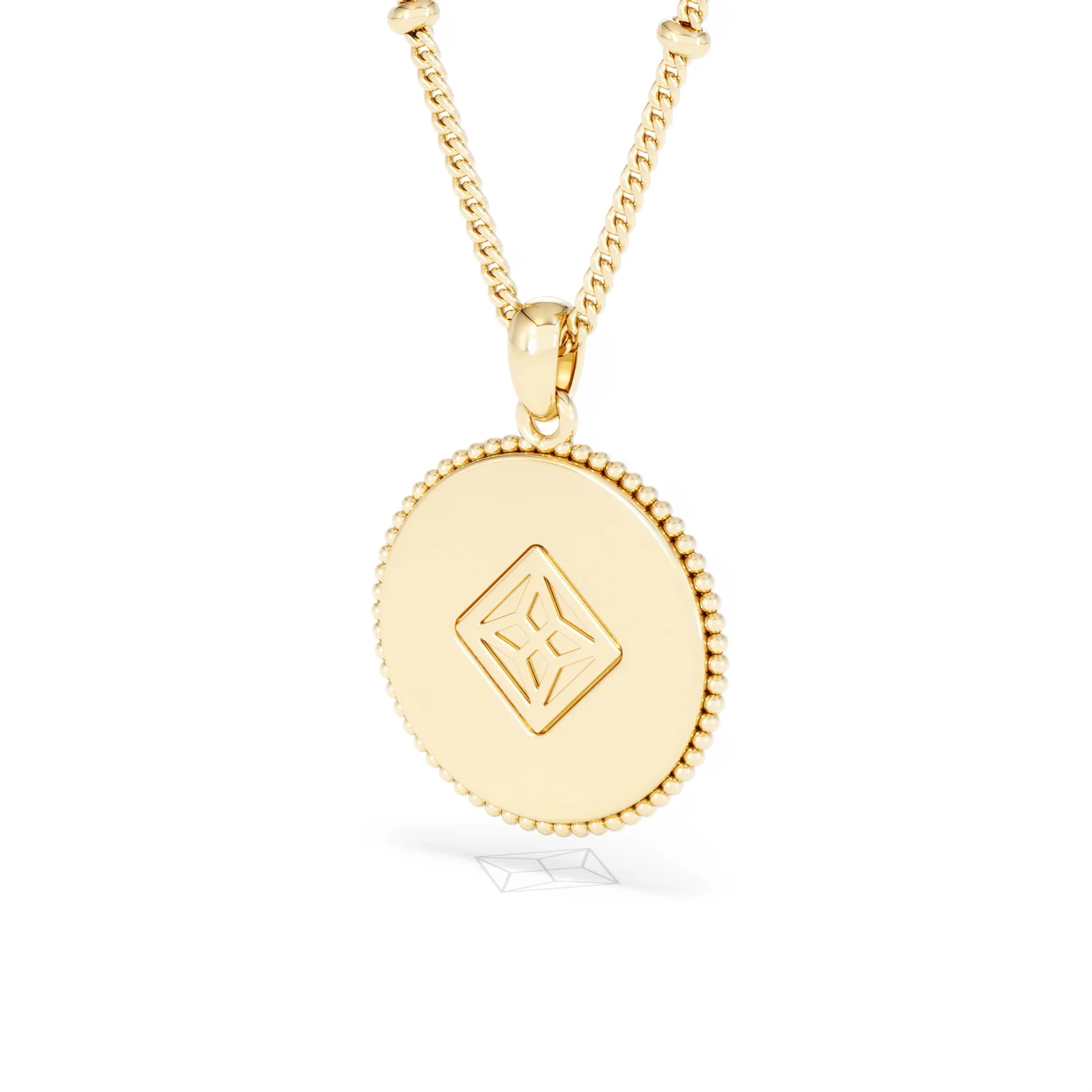 Zodiac Virgo Necklace Medallion Lab Grown 0.02ct in 18K Gold Vermeil - Image 42