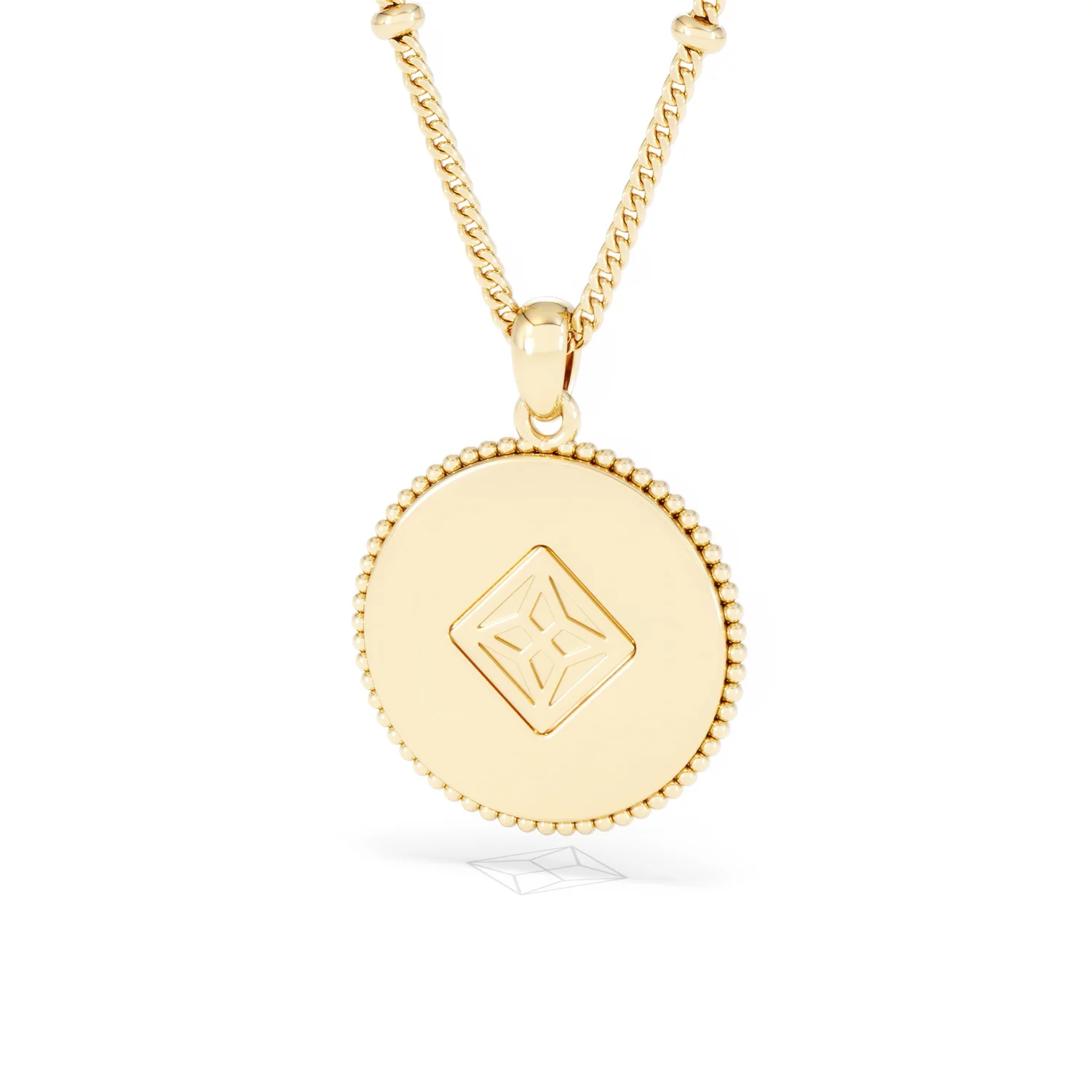 Zodiac Virgo Necklace Medallion Lab Grown 0.02ct in 18K Gold Vermeil - Image 45