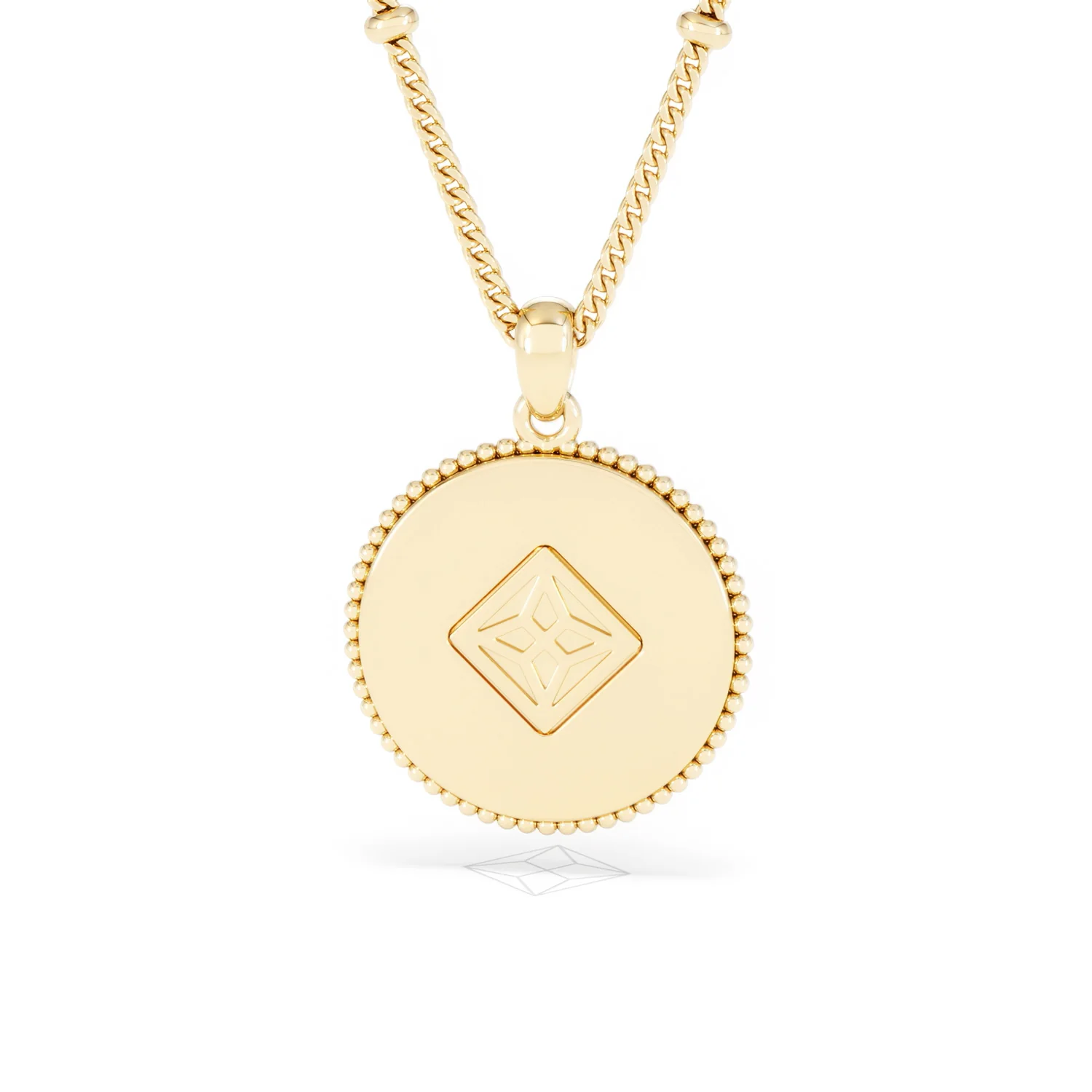Zodiac Virgo Necklace Medallion Lab Grown 0.02ct in 18K Gold Vermeil - Image 47