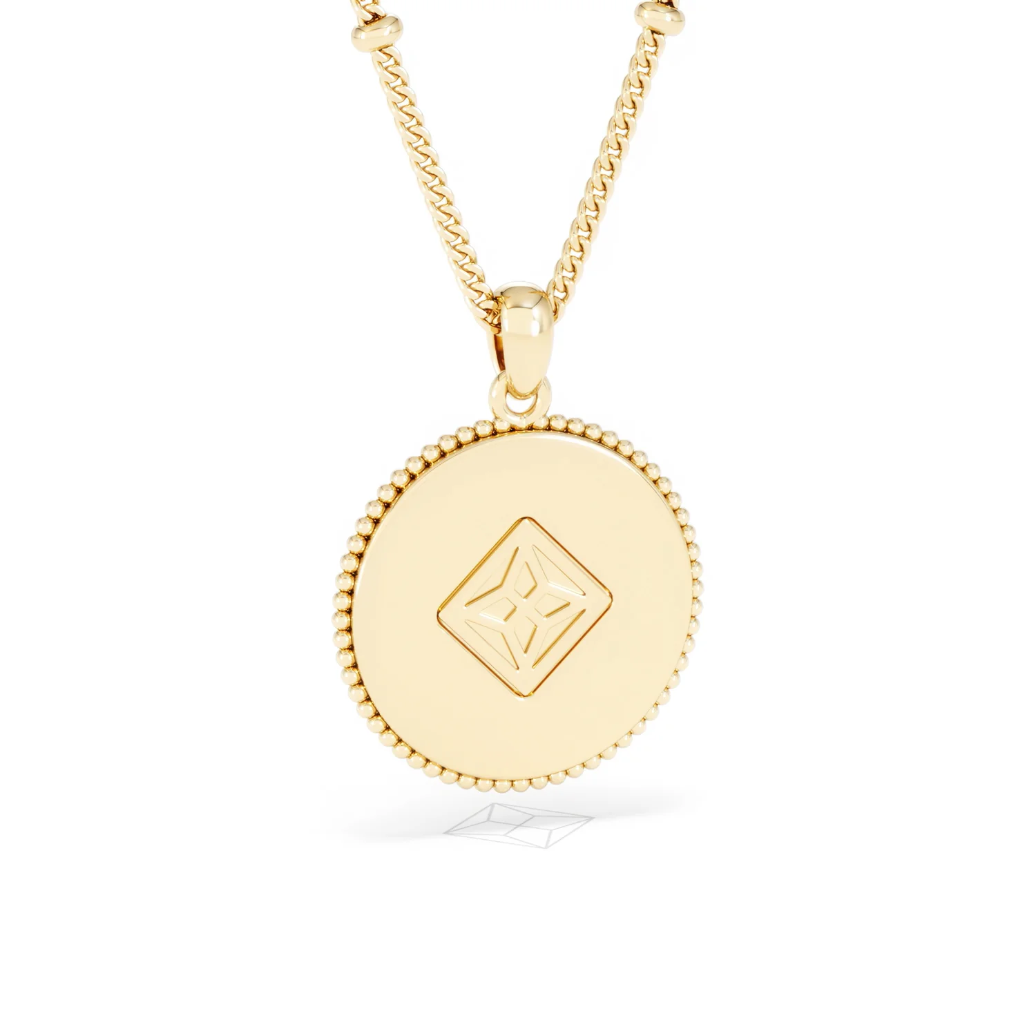 Zodiac Virgo Necklace Medallion Lab Grown 0.02ct in 18K Gold Vermeil - Image 53