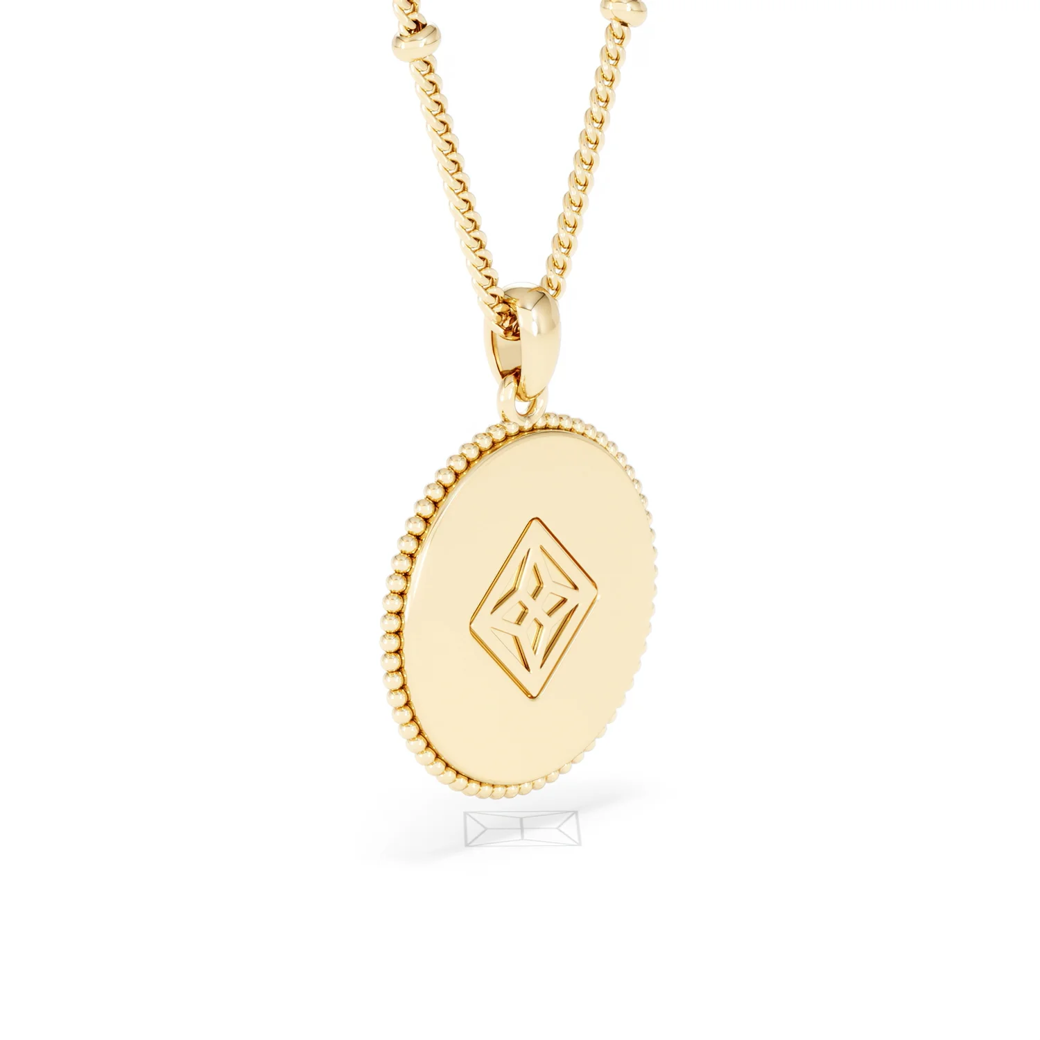 Zodiac Virgo Necklace Medallion Lab Grown 0.02ct in 18K Gold Vermeil - Image 59