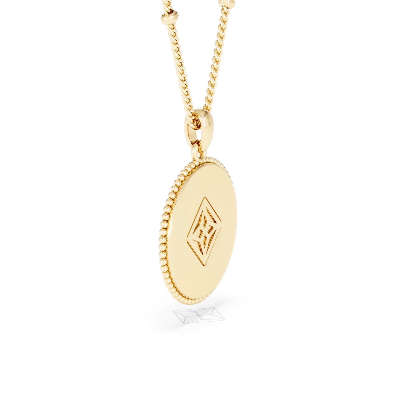 Zodiac Virgo Necklace Medallion Lab Grown 0.02ct in 18K Gold Vermeil - Image 62