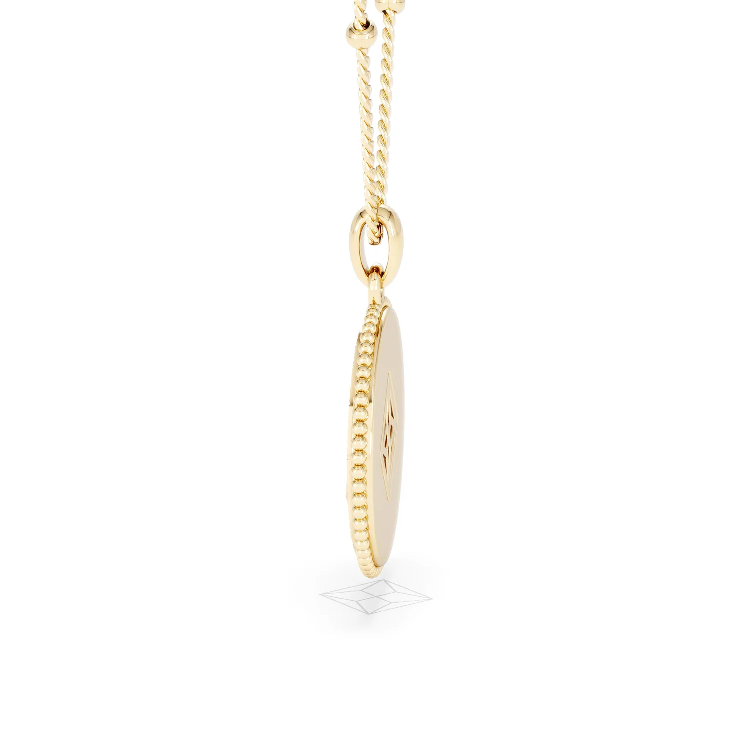 Zodiac Virgo Necklace Medallion Lab Grown 0.02ct in 18K Gold Vermeil - Image 67